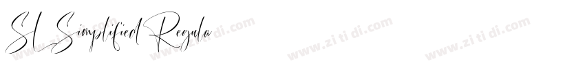 SL Simplified Regula字体转换 SL Simplified Regula字体转换